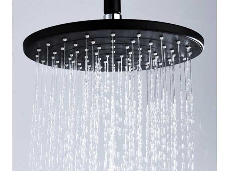 Купить Душевая система WasserKRAFT A12777, скрытый монтаж, цвет - черный
