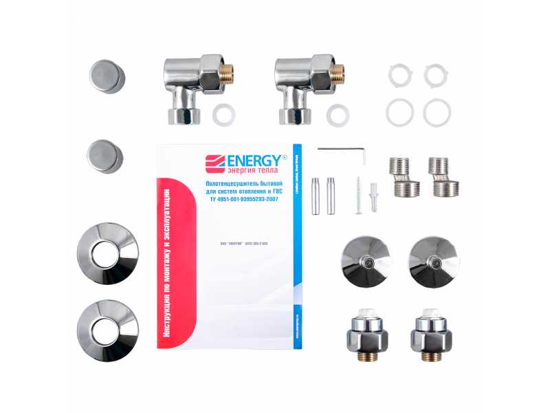 Купить Полотенцесушитель водяной Energy Classic 1000 x 600, ширина 66 см, высота 103 см