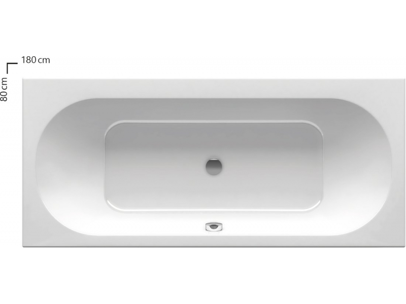 Купить Акриловая ванна Ravak City Slim, 180 х 80 см, белая, C921300000