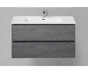 Тумба под раковину BelBagno Pietra PIETRA-1000-2C-SO-SCM, 100 х 46 х 55 см, цвет серый (stucco cemento)