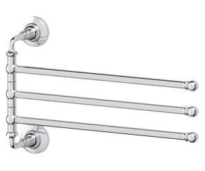 Полотенцедержатель 3SC Stilmar STI 011 поворотный тройной 35 см, хром
