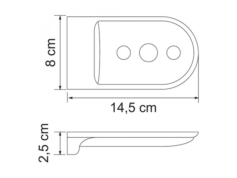 Купить Мыльница-решетка WasserKRAFT Kammel K-8369WHITE