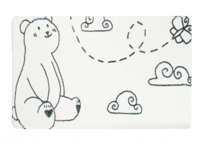 Коврик для ванной Fixsen Teddy Air 50 х 80 см, белый, FX-6001T