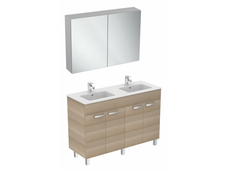 Купить Тумба под раковину Ideal Standard Tempo 120 см, напольная, дуб, E0538OS