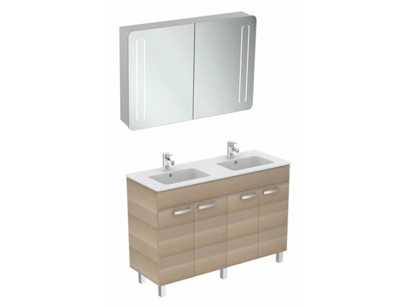 Купить Тумба под раковину Ideal Standard Tempo 120 см, напольная, дуб, E0538OS
