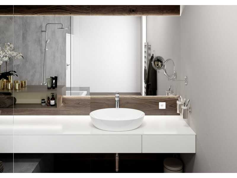 Купить Смеситель Hansgrohe Vernis Blend для раковины, с донным клапаном, хром глянцевый, 71552000