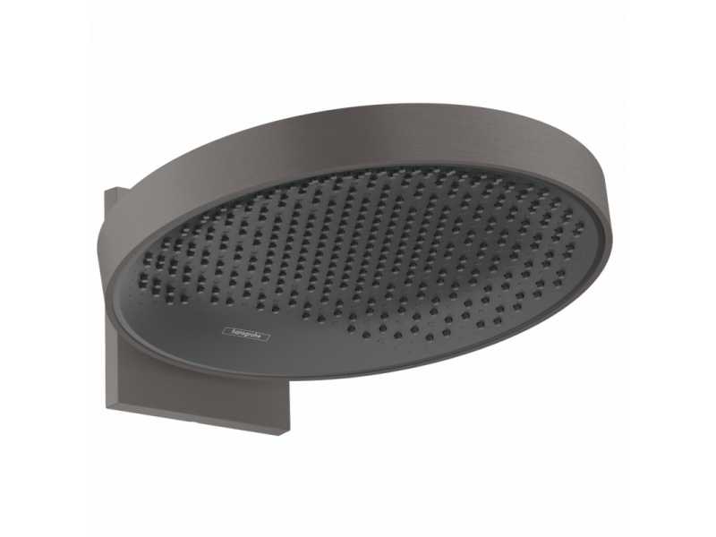 Купить Верхний душ Hansgrohe Rainfinity 26230340, 36 х 36 см, 1 режим струи, с держателем, чёрный хром