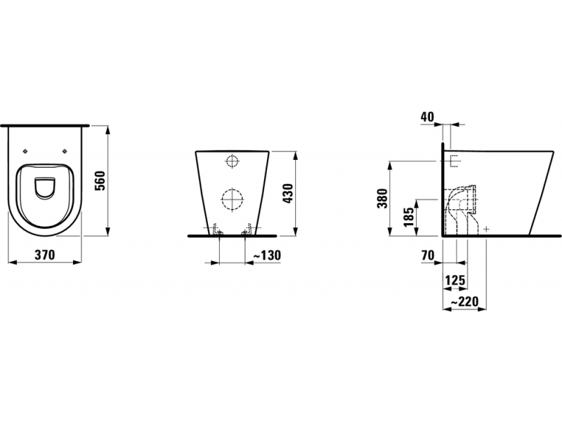 Купить Напольный унитаз Laufen Kartell 8233360000001
