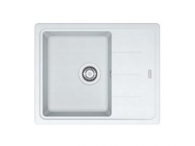 Мойка Franke BASIS BFG 611 C, 114.0280.850, гранит, установка сверху, оборачиваемая, цвет белый, 62*50 см