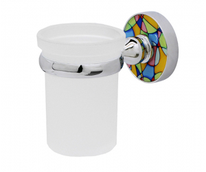 Стакан с держателем WasserKRAFT Diemel K-2228