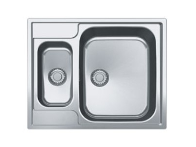 Мойка Franke ARGOS G AGX 260 G, 127.0205.402, оборачиваемая, установка сверху, SlimTop, нержавеющая сталь, полированная, 62,5*51 см