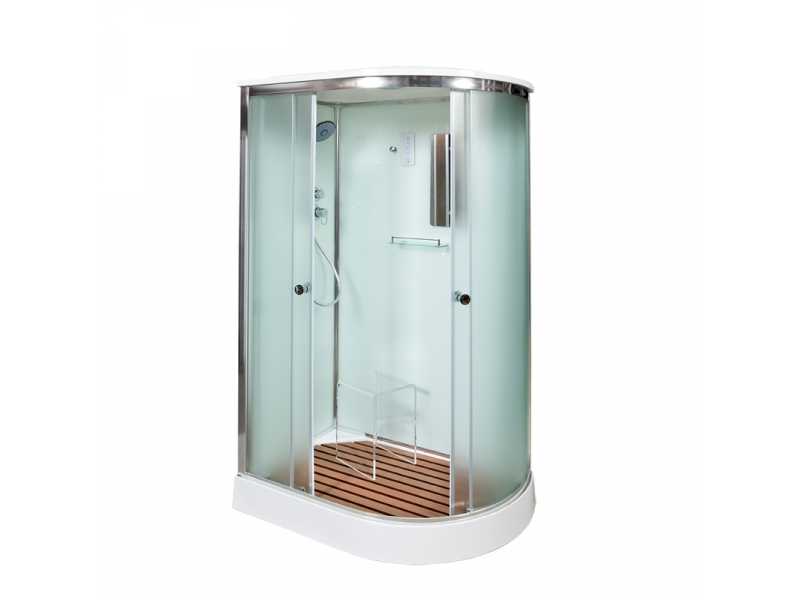 Купить Душевая кабина Deto D D102S+ эл. L/R 120 x 80 см, с крышей и электрикой