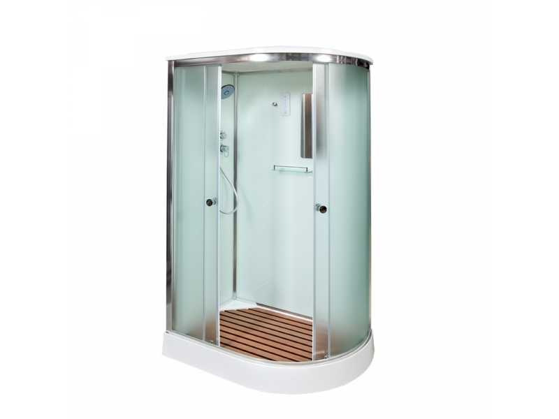 Купить Душевая кабина Deto D D102S+ эл. L/R 120 x 80 см, с крышей и электрикой