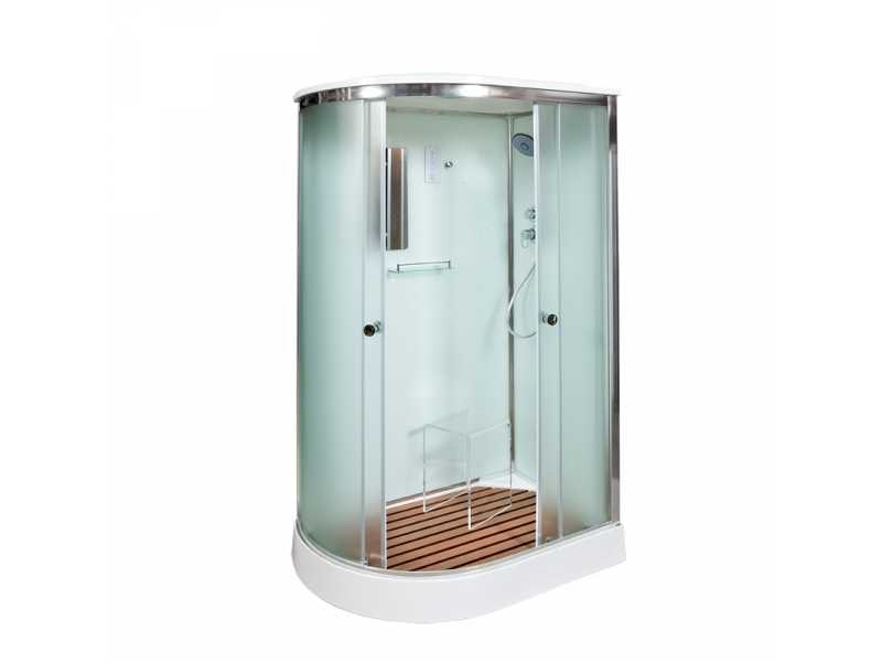Купить Душевая кабина Deto D D102S+ эл. L/R 120 x 80 см, с крышей и электрикой