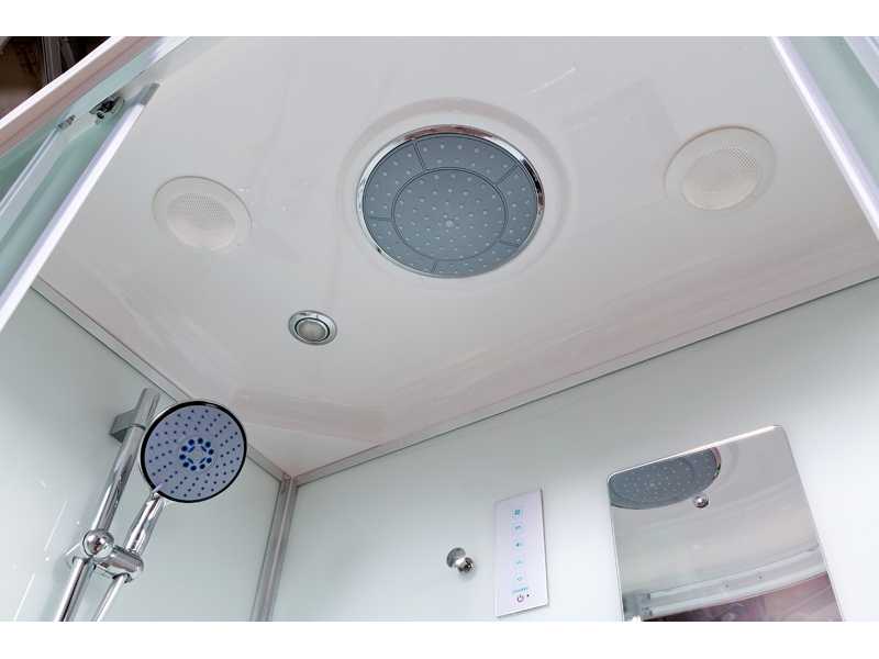 Купить Душевая кабина Deto D D102S+ эл. L/R 120 x 80 см, с крышей и электрикой