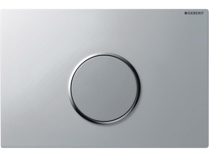 Купить Привод бесконтактного смыва Geberit Sigma Type 10 115.907.KN.1 для унитаза, 230В, двойной смыв, пластик, матовый хром / глянцевый хром / матовый хром