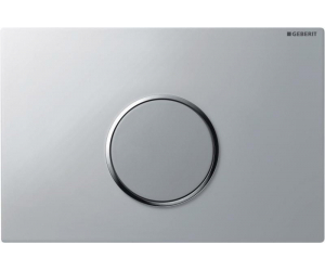 Привод бесконтактного смыва Geberit Sigma Type 10 115.907.KN.1 для унитаза, 230В, двойной смыв, пластик, матовый хром / глянцевый хром / матовый хром