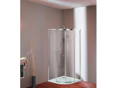 Душевой уголок Huppe 501 Design, 100 х 100 х 190 см, стекло прозрачное (510902087321/510902092322)