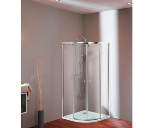 Душевой уголок Huppe 501 Design, 100 х 100 х 190 см, стекло прозрачное (510902087321/510902092322)