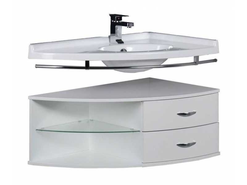 Купить Тумба под раковину Aquanet Корнер 89 R (158823)