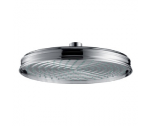 Верхний душ AXOR Carlton 28474000, 24,5x24,5 см,1 режим струи, без держателя
