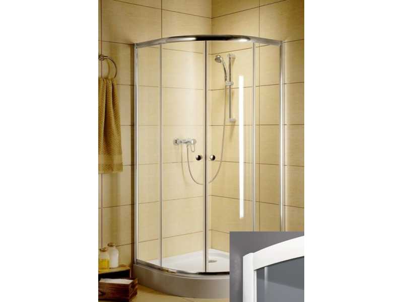 Купить Душевой уголок Radaway Classic A, 90 х 90 x 170 см, стекло сатин, профиль белый, 30001-04-02