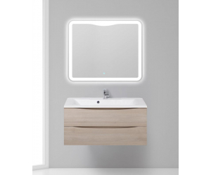 Тумба под раковину BelBagno Marino MARINO-1000-2C-SO-RG-P, 100 х 44,5 х 55 см, Rovere Grigio - светлое дерево