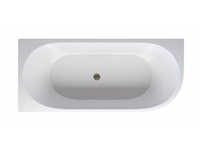 Ванна акриловая Aquanet Family Elegant A 180 x 80 см, левая, белый матовый, 260054