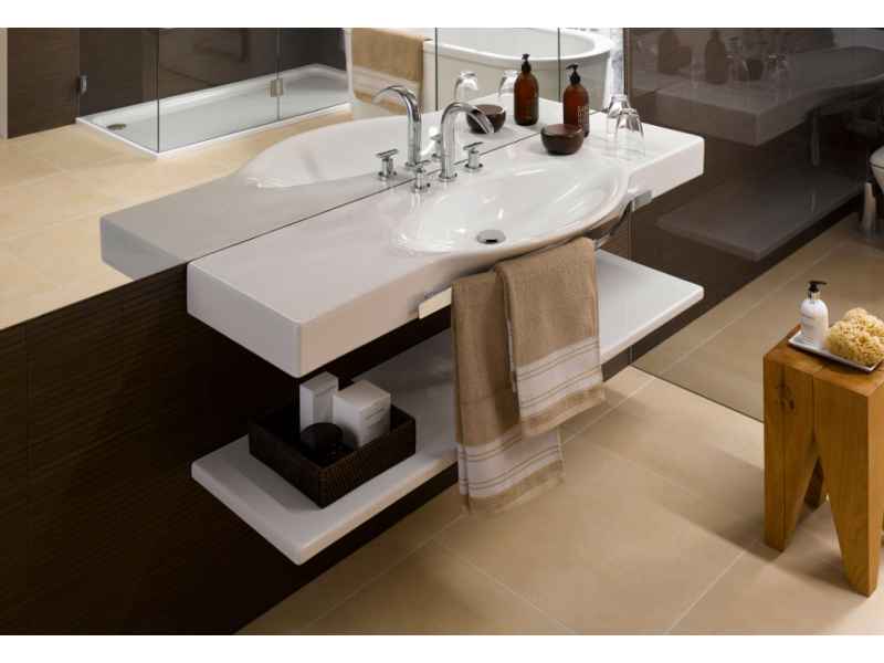 Купить Раковина Laufen Palace 8.1270.4.000.104.1 с полотенцедержателем, 120 см
