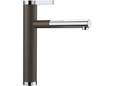 Смеситель Blanco Linee-S 518445 хром / кофе