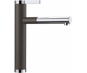 Смеситель Blanco Linee-S 518445 хром / кофе