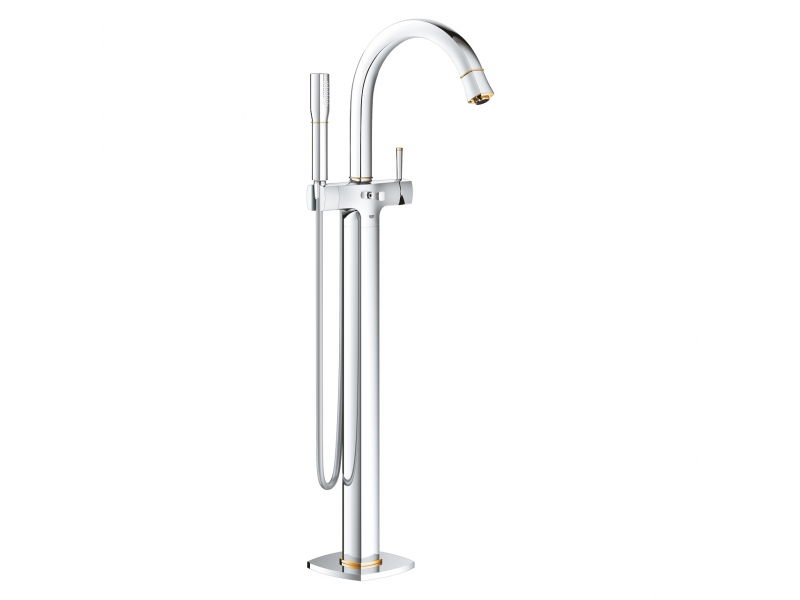 Купить Смеситель Grohe Grandera 23318IG0 для ванны, напольный, хром/золото