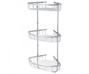 Полка-решетка трехъярусная Veragio Basket VR.GFT-9067.CR, хром