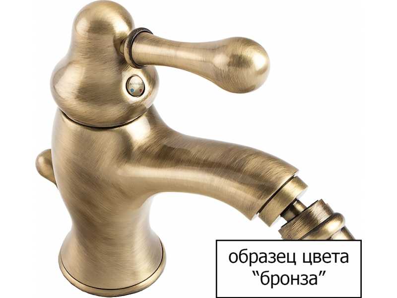 Купить Смеситель для биде Bugnatese Arcadia 8344BR, с донным клапаном, бронза