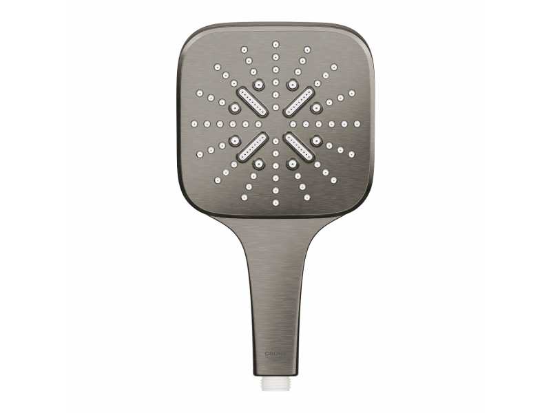 Купить Ручной душ Grohe Rainshower SmartActive 130 Cube, 26582AL0, темный графит матовый