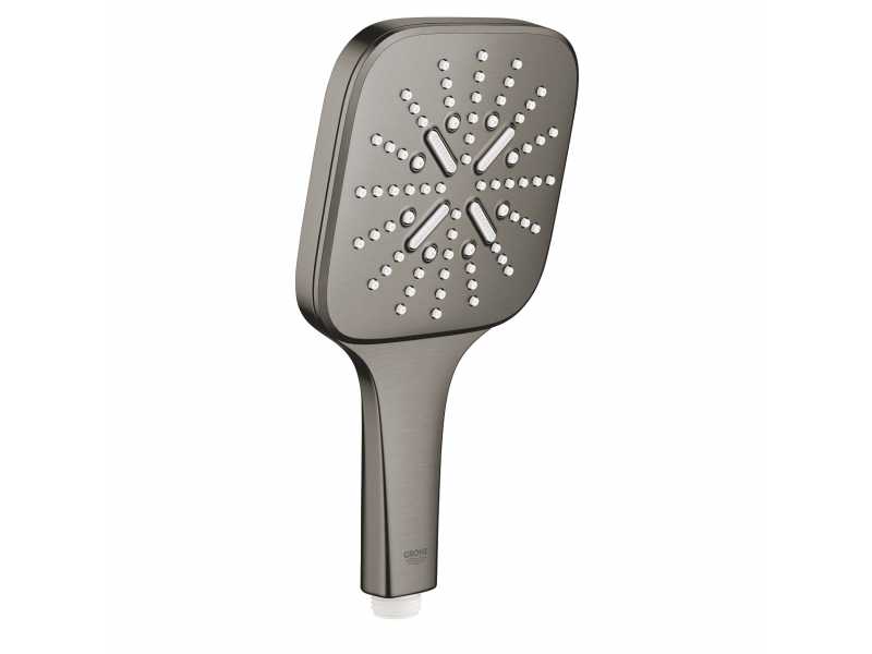 Купить Ручной душ Grohe Rainshower SmartActive 130 Cube, 26582AL0, темный графит матовый