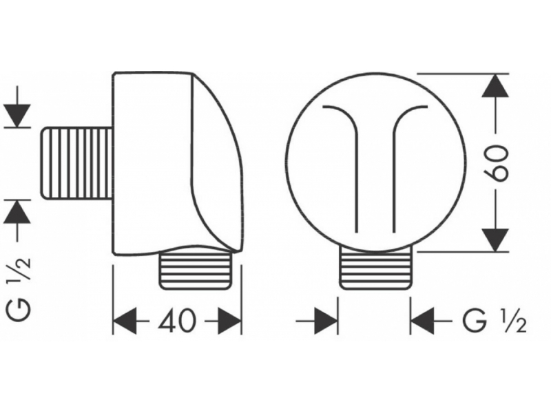 Купить Шланговое подсоединение Hansgrohe FixFit E, черный матовый, 27454670