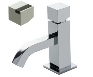 Смеситель Bandini Ice Cube 750120PN01LW для раковины, никель/ручка венге