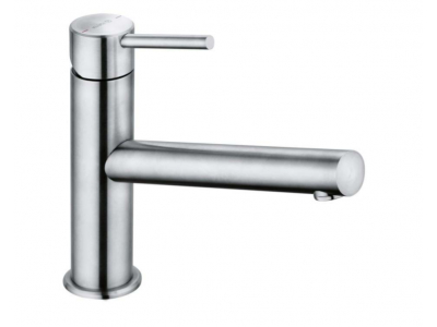 Смеситель Kludi Steel 44850F860 для кухонной мойки, нержавеющая сталь, хром