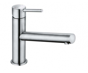 Смеситель Kludi Steel 44850F860 для кухонной мойки, нержавеющая сталь, хром