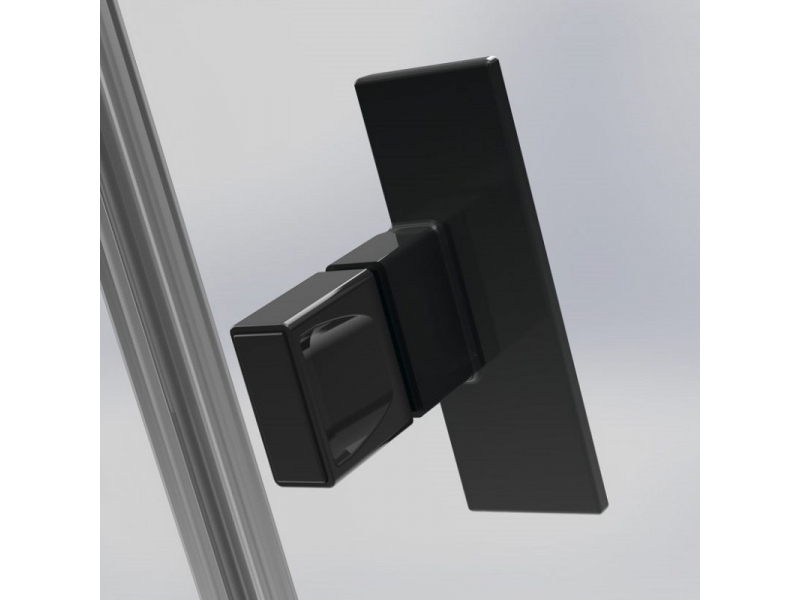 Купить Душевой уголок Radaway Nes 8 Black KDJ I, 90 x 80, правая дверь, стекло прозрачное, профиль черный