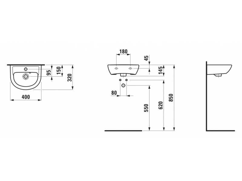 Купить Рукомойник Laufen Pro 815951