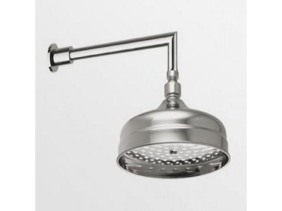 Душ верхний Margaroli Luxe 206, 206CR, 20х20 см, 1 режим струи, без держателя, хром (L206CR)