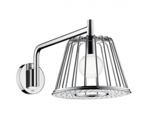 Верхний душ Axor LampShower/Nendo 26031000, 27,5x27,5 см, 1 режим струи, с держателем