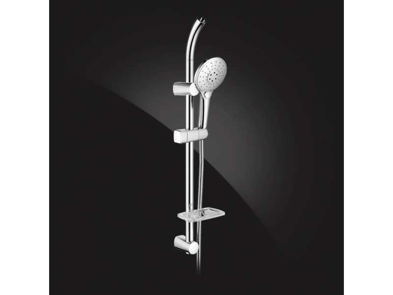 Купить Душевой гарнитур и верхний душ Elghansa SHOWER RAIL SB-84S 800 мм, хром