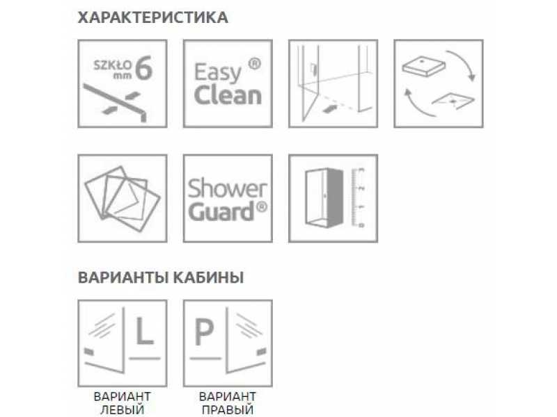Купить Душевая дверь Radaway Idea DWJ 150 387019-01-01, 150*200,5 см