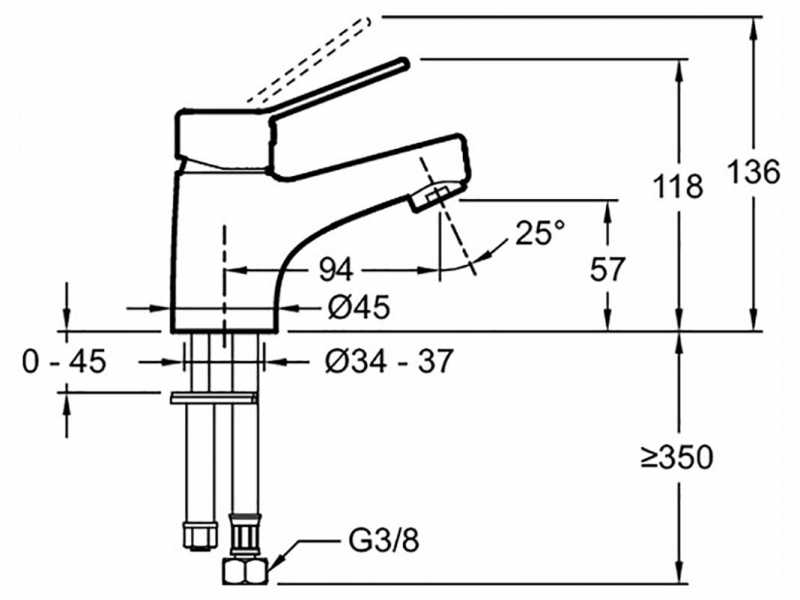 Купить Смеситель Jacob Delafon EO E24158RU-CP для раковины, хром