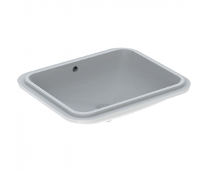 Раковина Geberit Variform 500.764.01.2 50 x 40 см прямоугольная, встраиваемая снизу, с переливом