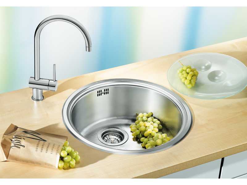 Купить Мойка Blanco Rondo Sol 513308 сталь декор