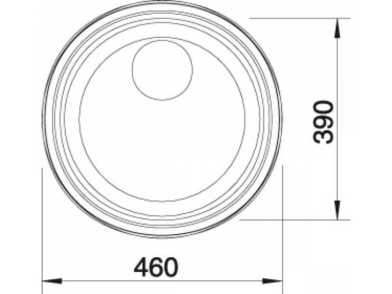 Купить Мойка Blanco Rondo Sol 513308 сталь декор